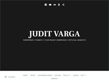 Tablet Screenshot of juditvarga.com